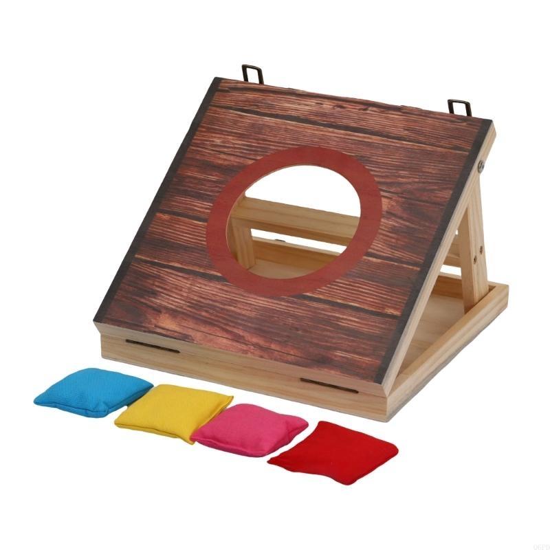 Cornhole Board Set - مجموعة فتحات كورنهول محمولة مع 4