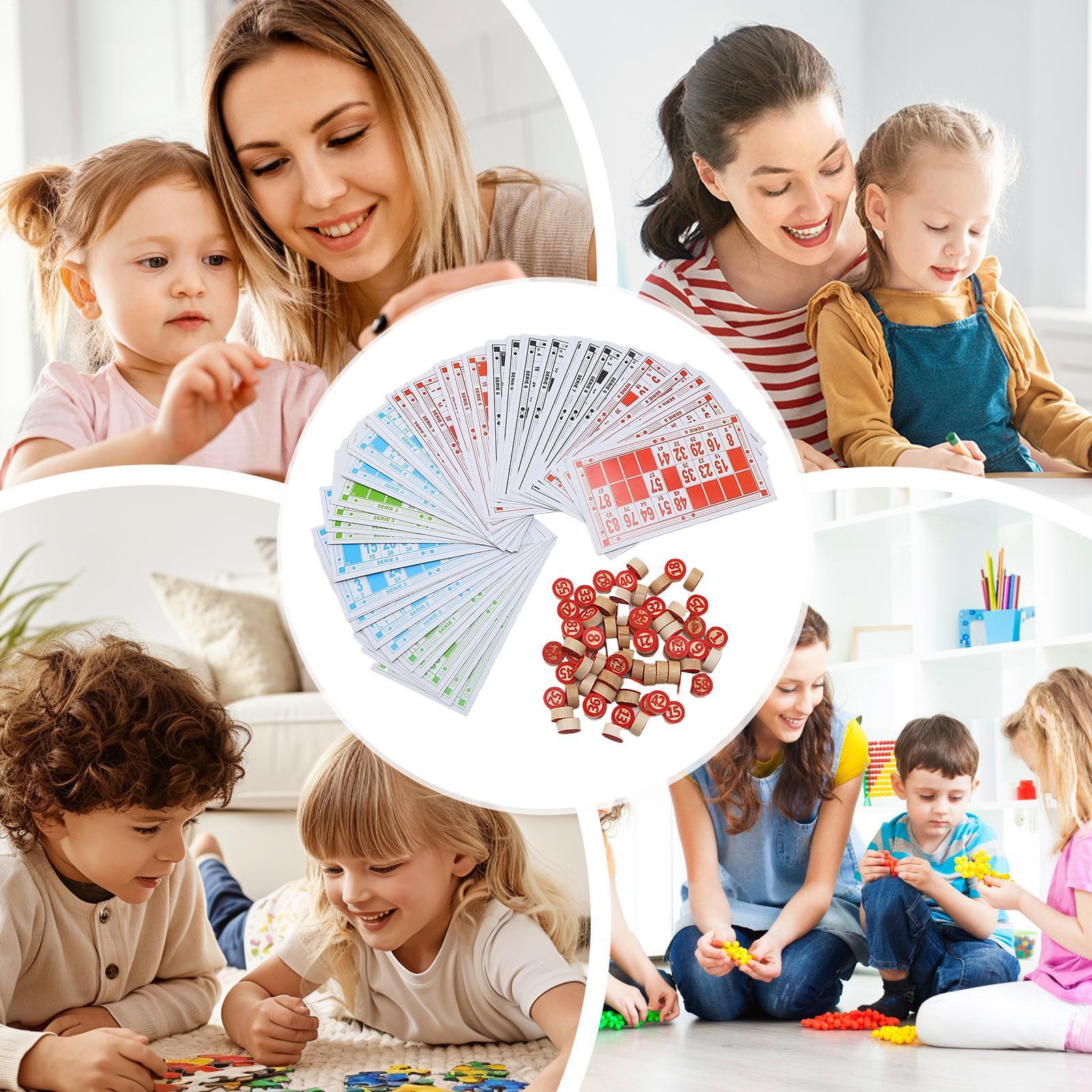 Party Games Group For Adults - لعبة البنغو ألعاب تعليمية خشبية مضحكة