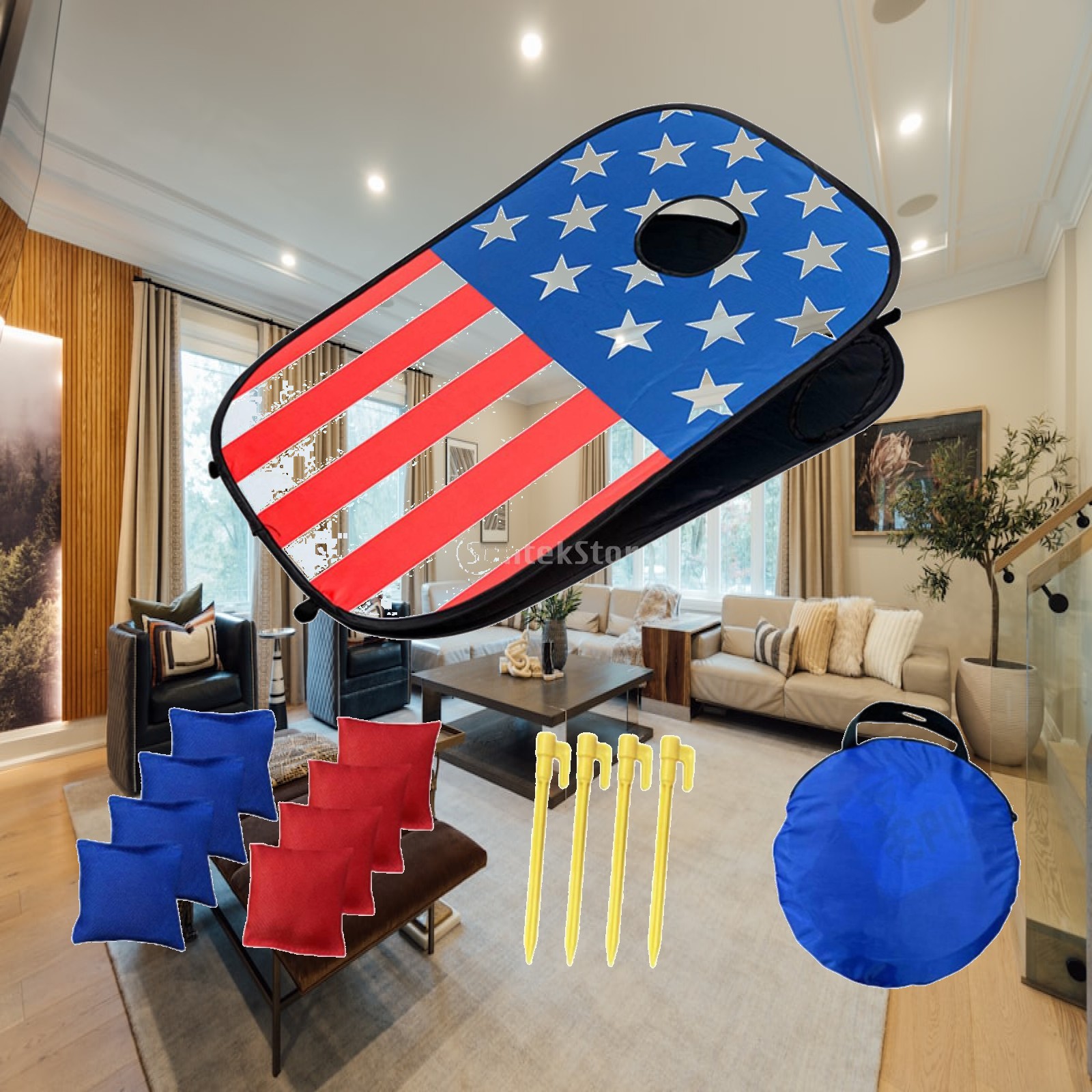 Cornhole Board Set - مجموعة ألعاب كورنهول، لعبة رمي الأقراص