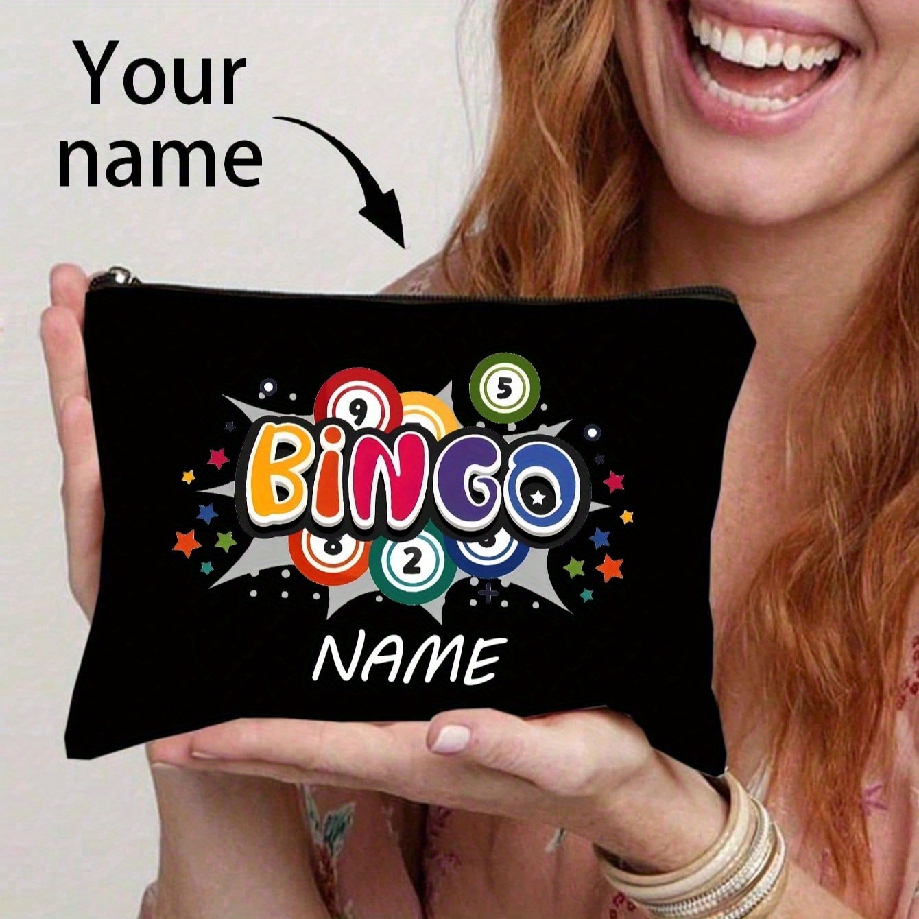 Party Games Name - حقيبة حمل مخصصة للعبة البينجو مع