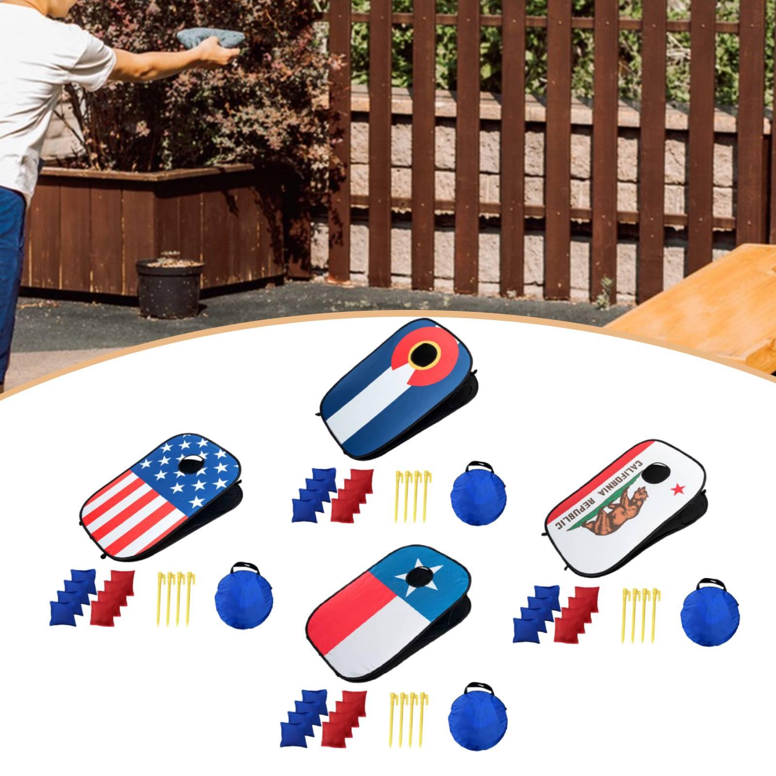 Cornhole Board Set - مجموعة لوح لعبة كورن هول محمولة