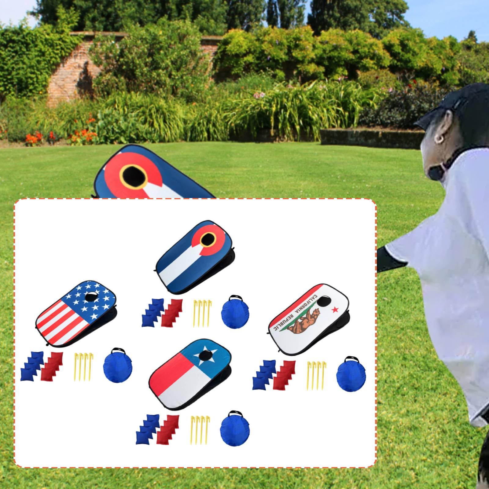 لعبة رمي أكياس الفول، لوحة كور - مراجعة Cornhole Board Set وسعره