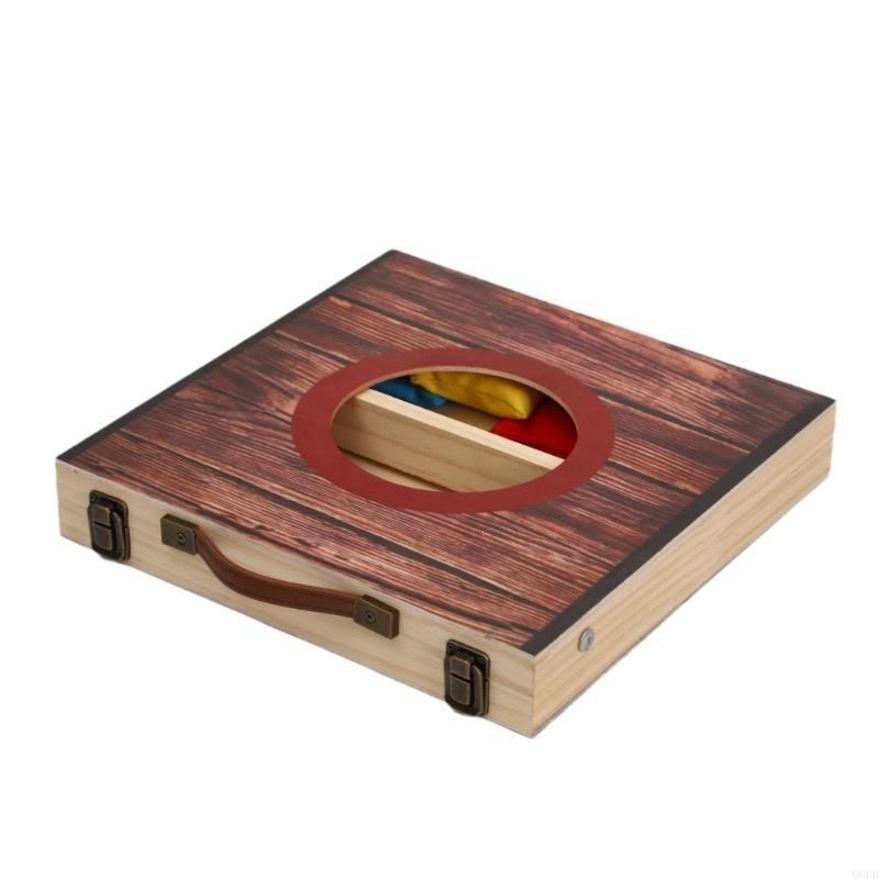 مجموعة فتحات كورنهول محمولة مع - مراجعة Cornhole Board Set وسعره