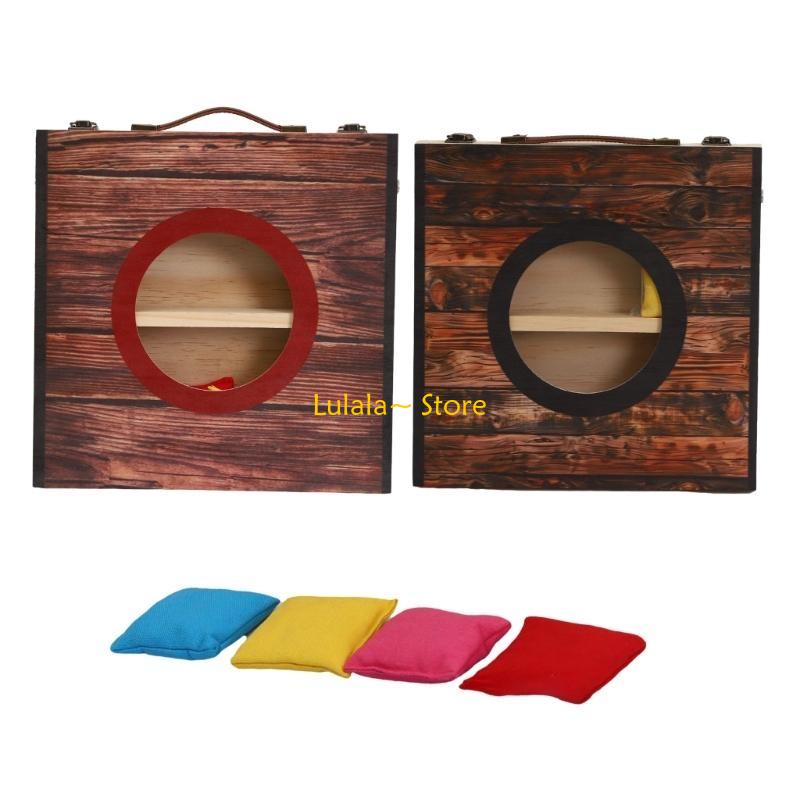 Y4QA مجموعة ألعاب الرمي في اله - مراجعة Cornhole Board Set وسعره