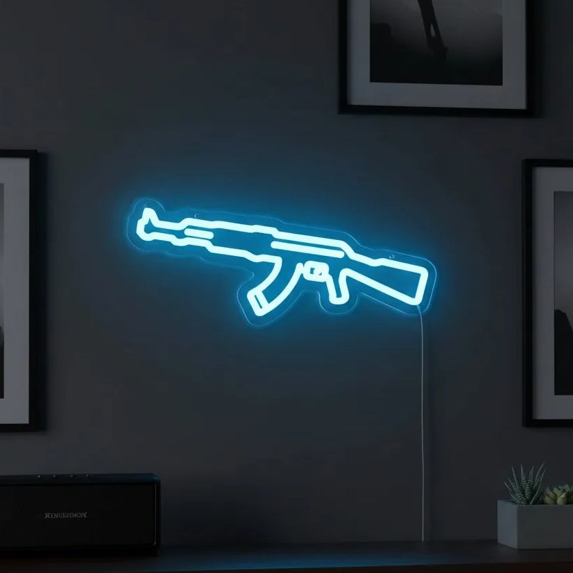 لافتة نيون على شكل AK - إضاءة  - مراجعة Party Games Switch 1 وسعره