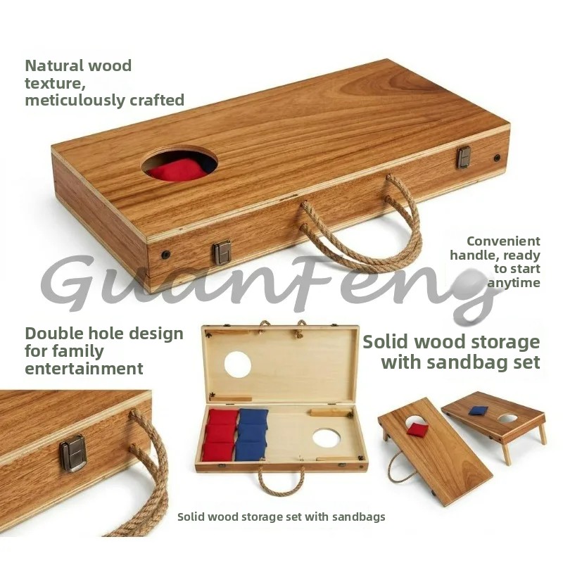 مجموعة لعبة كورنهول خشبية قابل - مراجعة Cornhole Board Set وسعره
