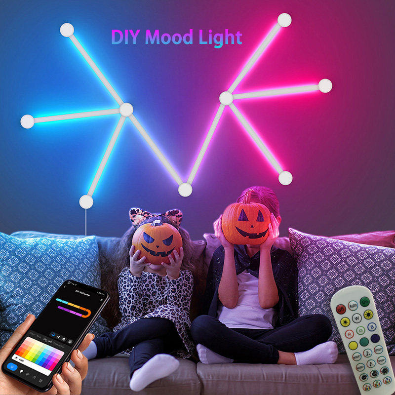 مصباح حائط RGB ذكي، شريط إضاءة - مراجعة Party Games App وسعره