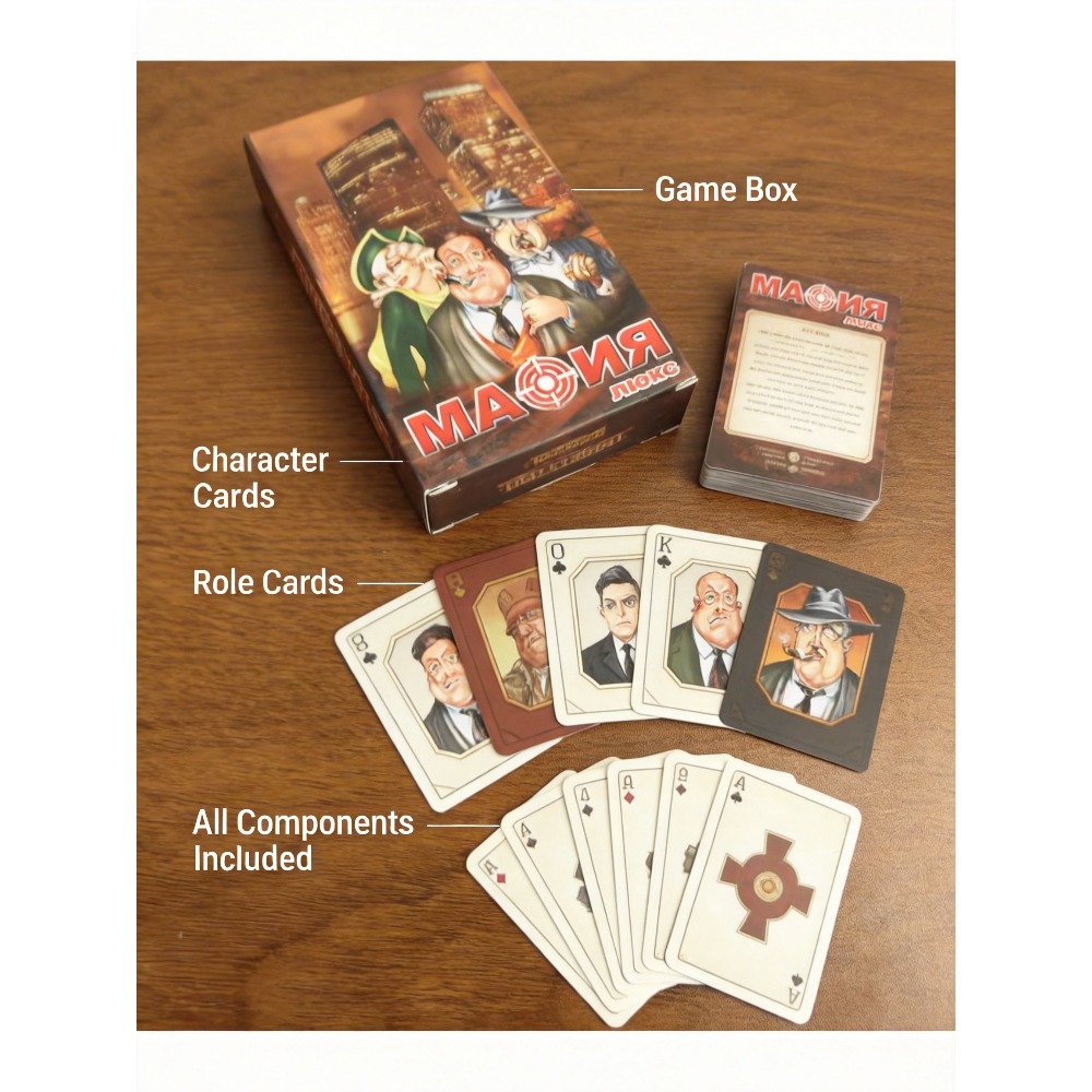 لعبة المافيا - الإصدار الروسي: - مراجعة Party Games Mafia وسعره