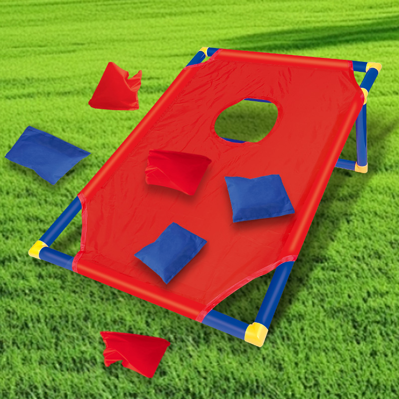 مجموعة لعبة رمي أكياس الفول لل - مراجعة Cornhole Board Set وسعره