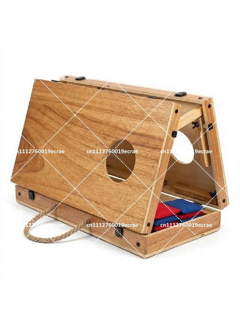 مجموعة كورنهول خشبية فاخرة قاب - مراجعة Cornhole Board Set وسعره