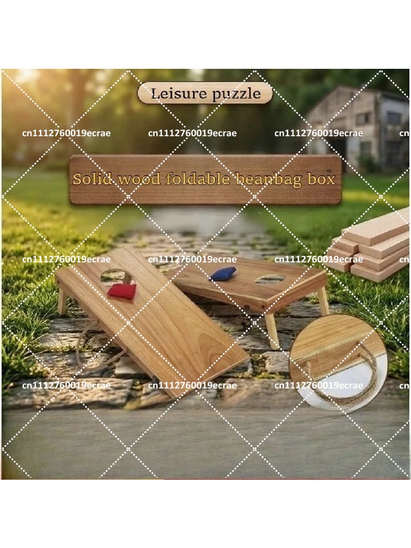 مجموعة كورنهول خشبية فاخرة قاب - مراجعة Cornhole Board Set وسعره