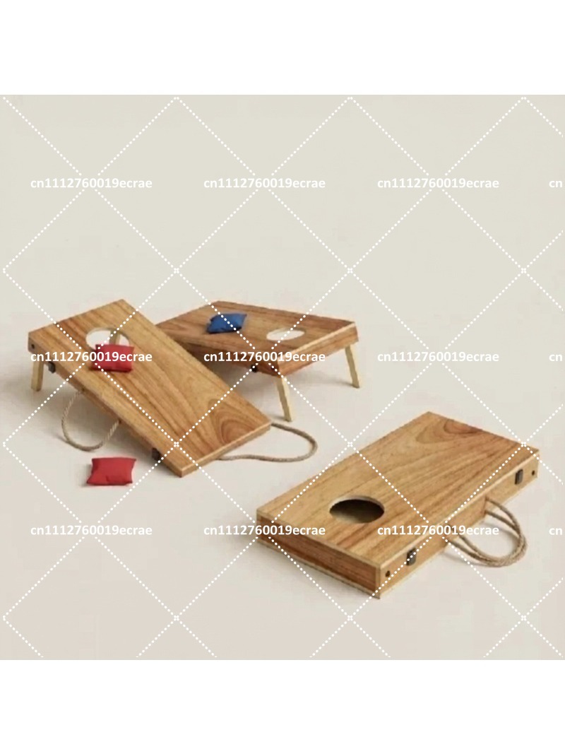 مجموعة كورنهول خشبية فاخرة قاب - مراجعة Cornhole Board Set وسعره