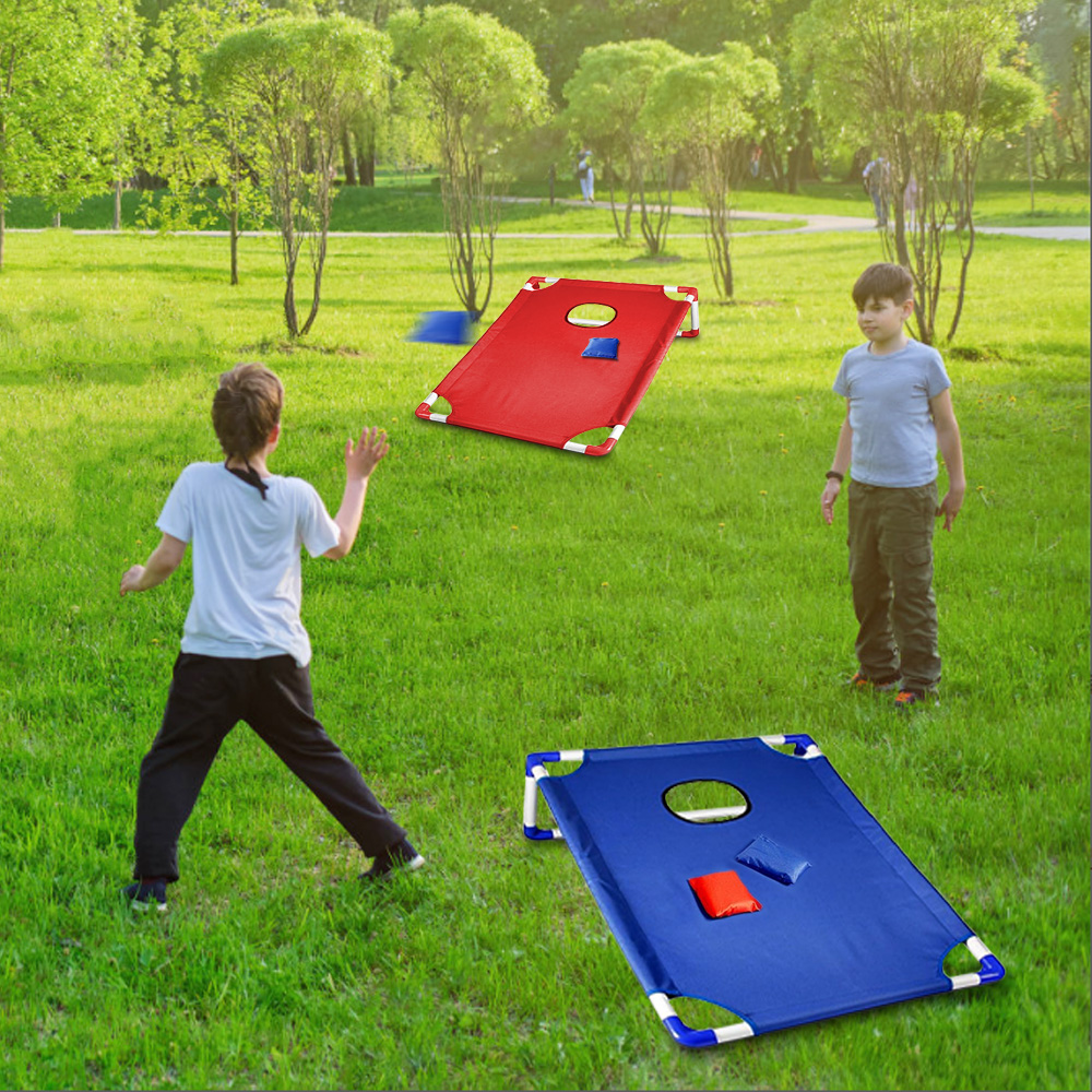 مجموعة كورنهول المحمولة مع لوح - مراجعة Cornhole Board Set وسعره