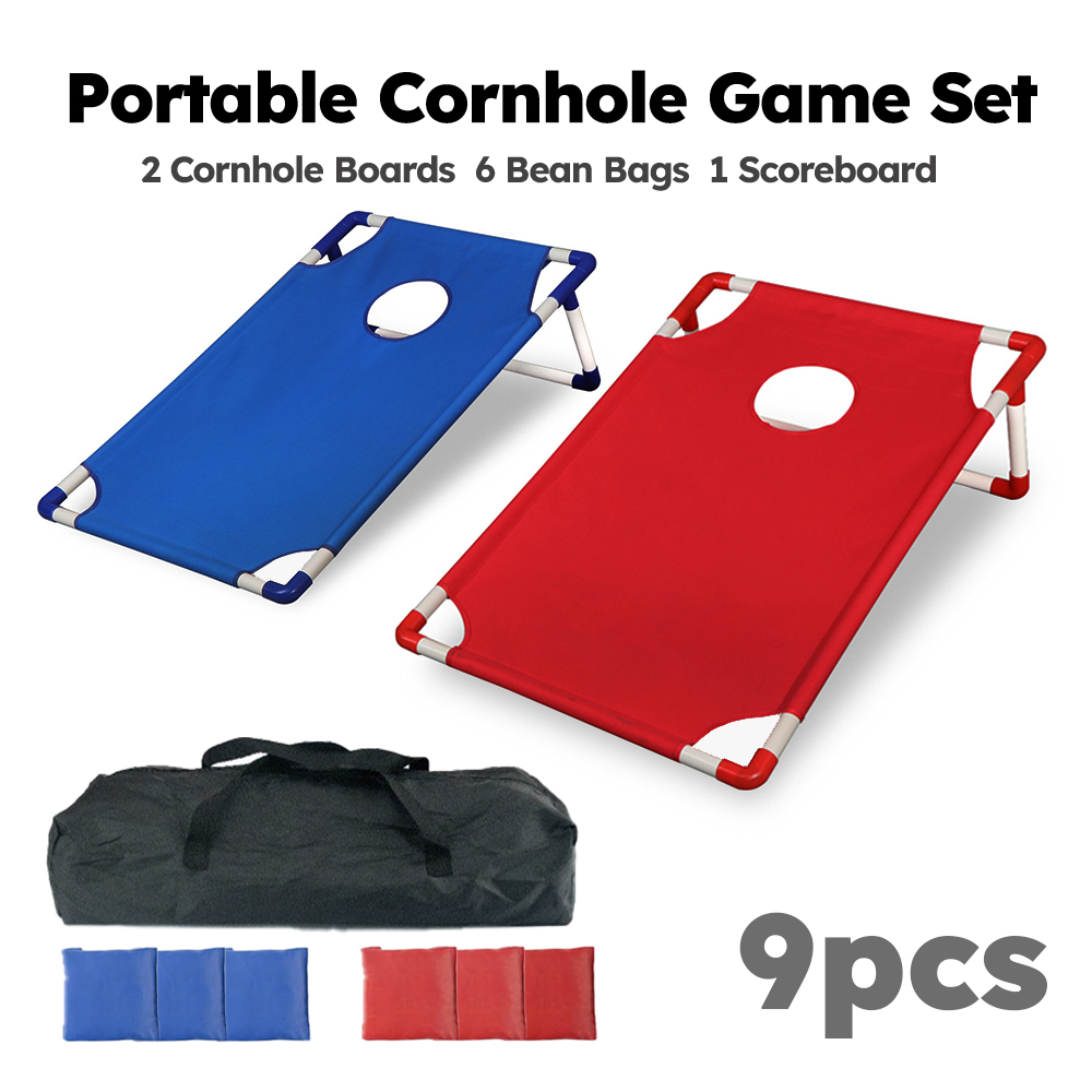 مجموعة لعبة الكورن هول المحمول - مراجعة Cornhole Board Set وسعره