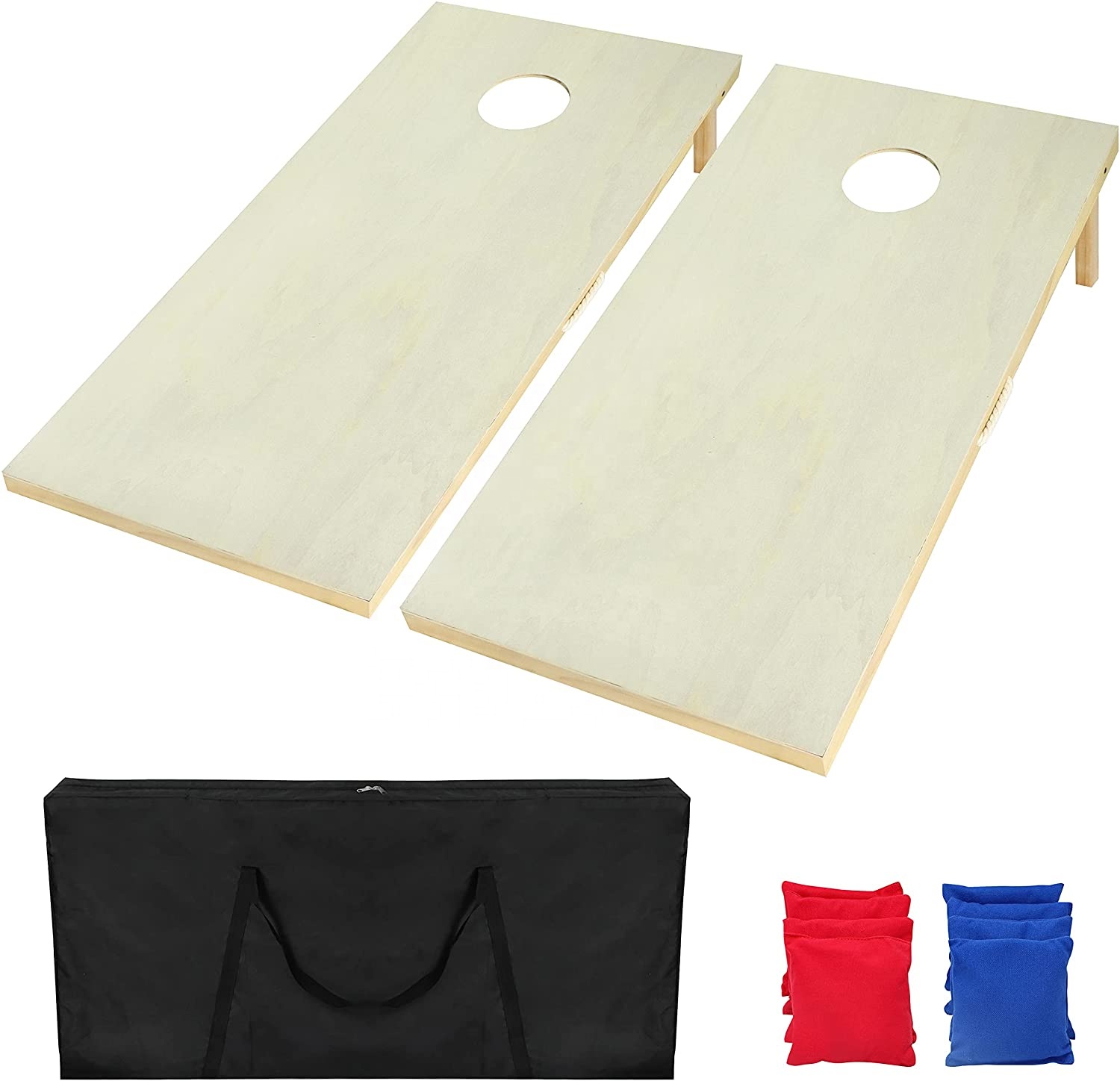 تتضمن مجموعة مكونة من 8 أكياس  - مراجعة Cornhole Board Set وسعره